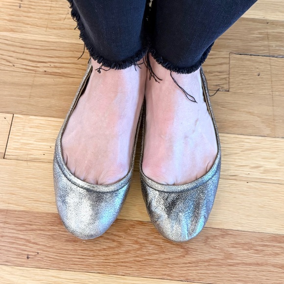 Coach Shoes - Coach Metallic Bronze Ballet Flats | Classic + Chic